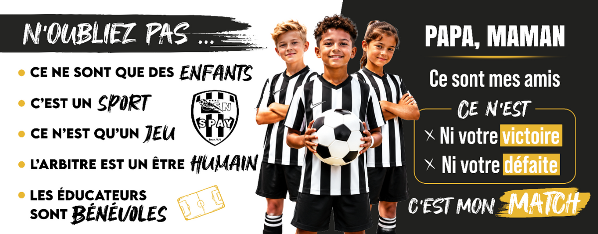 Banderole sensibilisation Parents – Respect en Jeu
