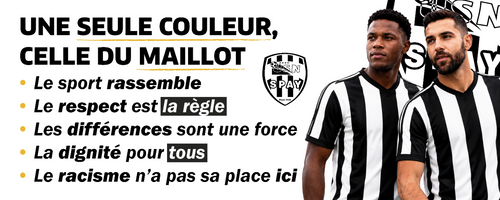 Banderole sensibilisation Anti-Racisme – Respect en Jeu
